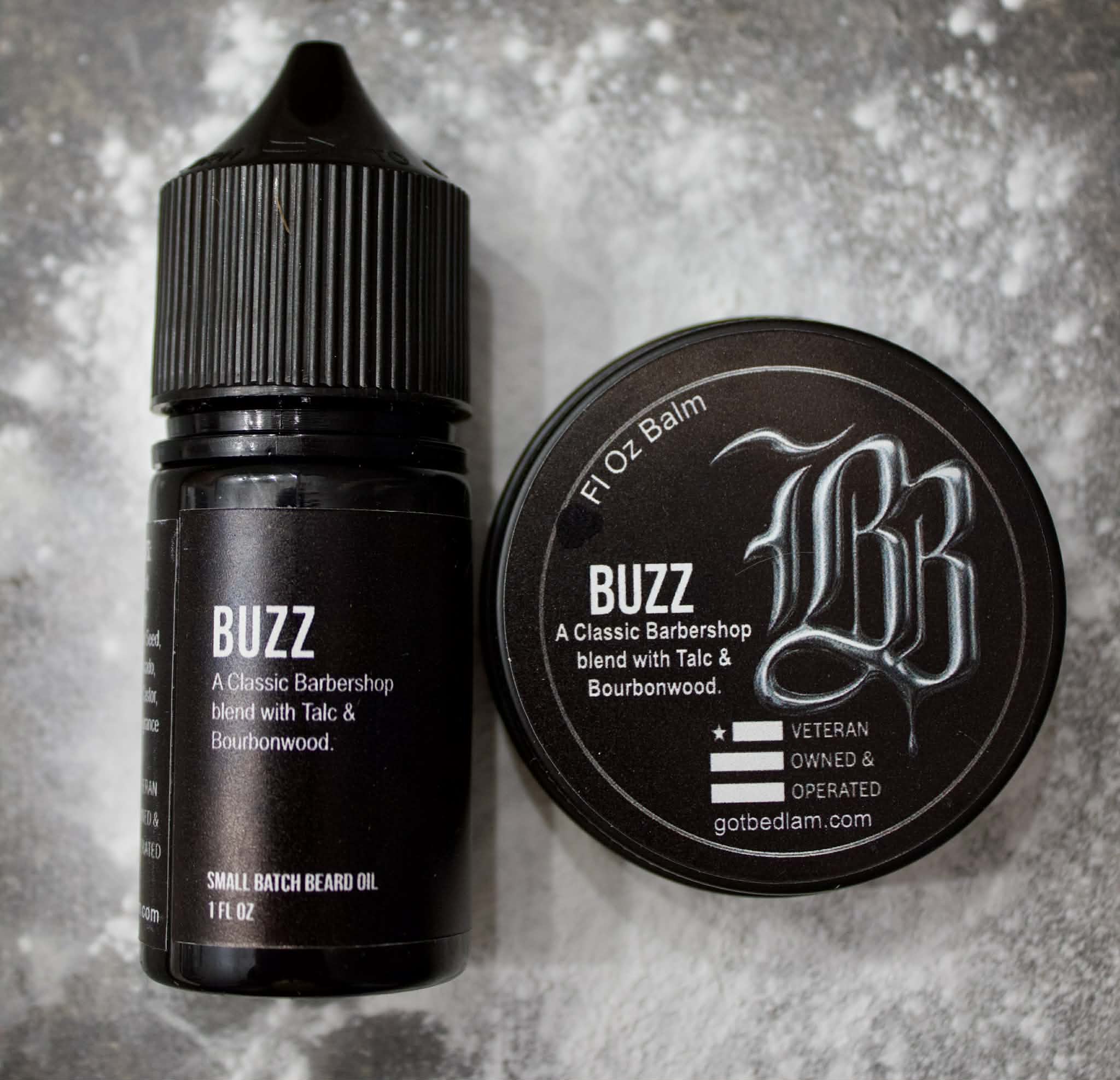 BUZZ Oil & Balm Kit — Small-Batch Beard Care by Bedlam Beard Co.