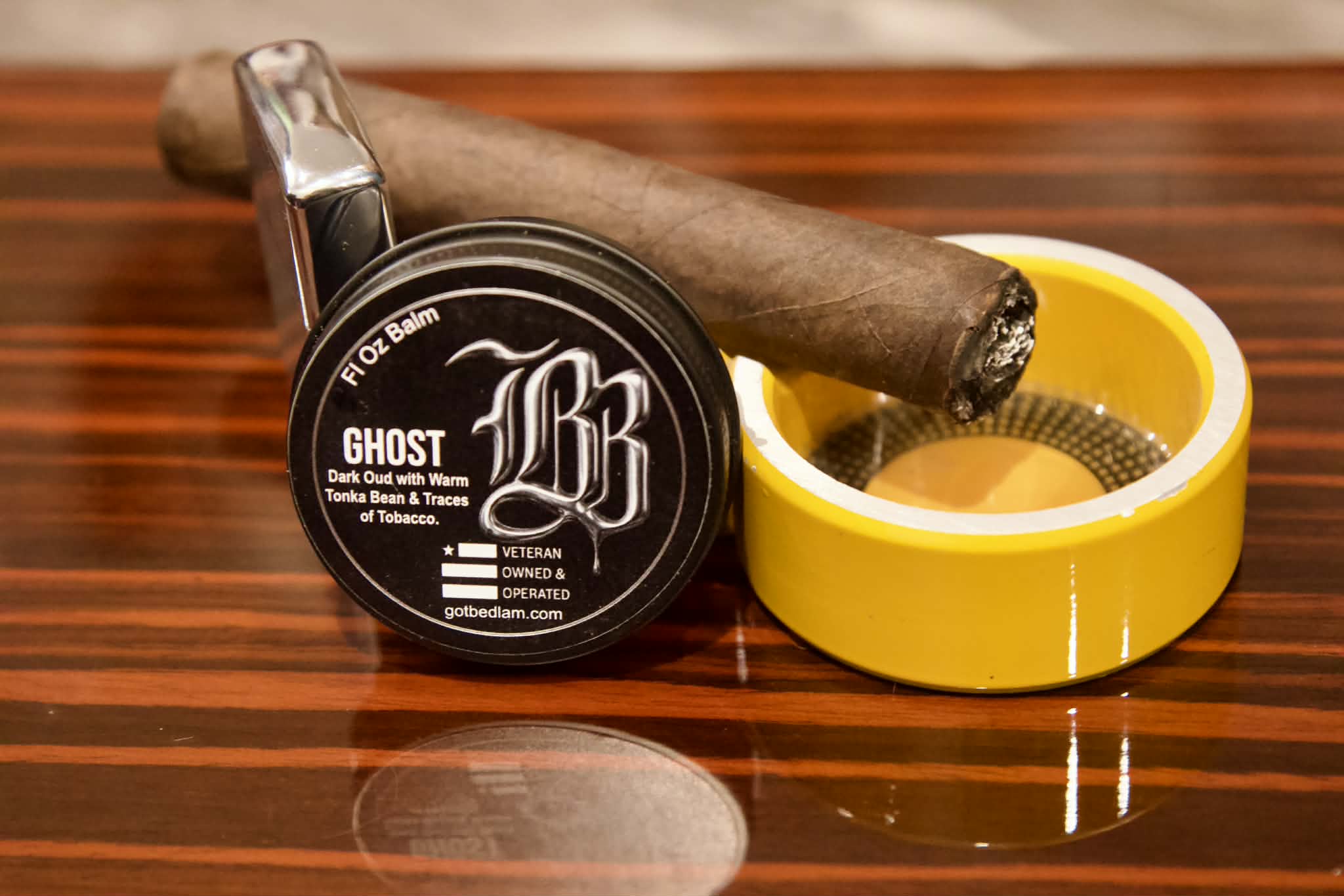 GHOST Beard Balm — Dark & Smoky Small-Batch by Bedlam Beard Co.