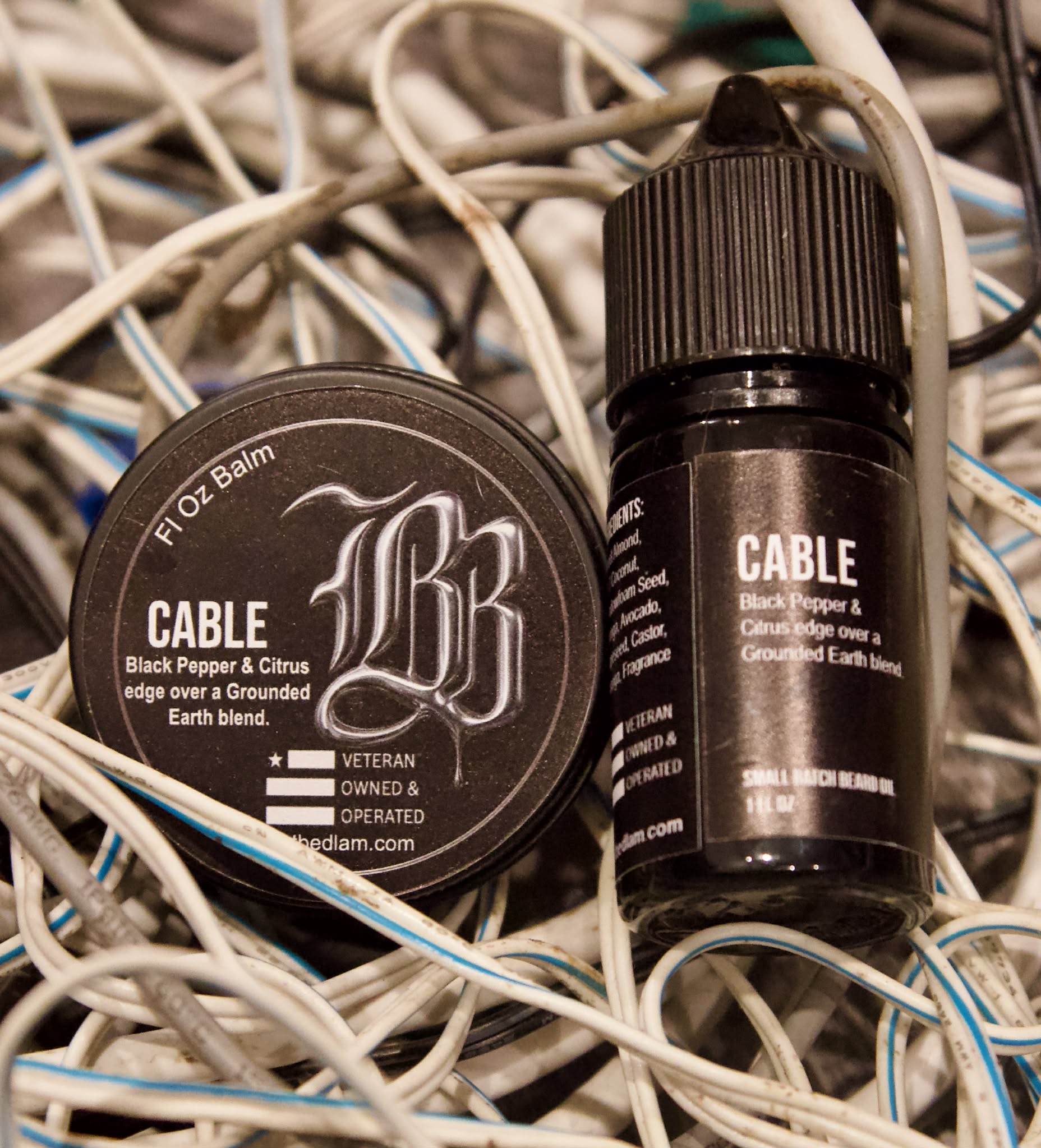 CABLE Oil & Balm Kit — Matching Beard Care Set by Bedlam Beard Co.
