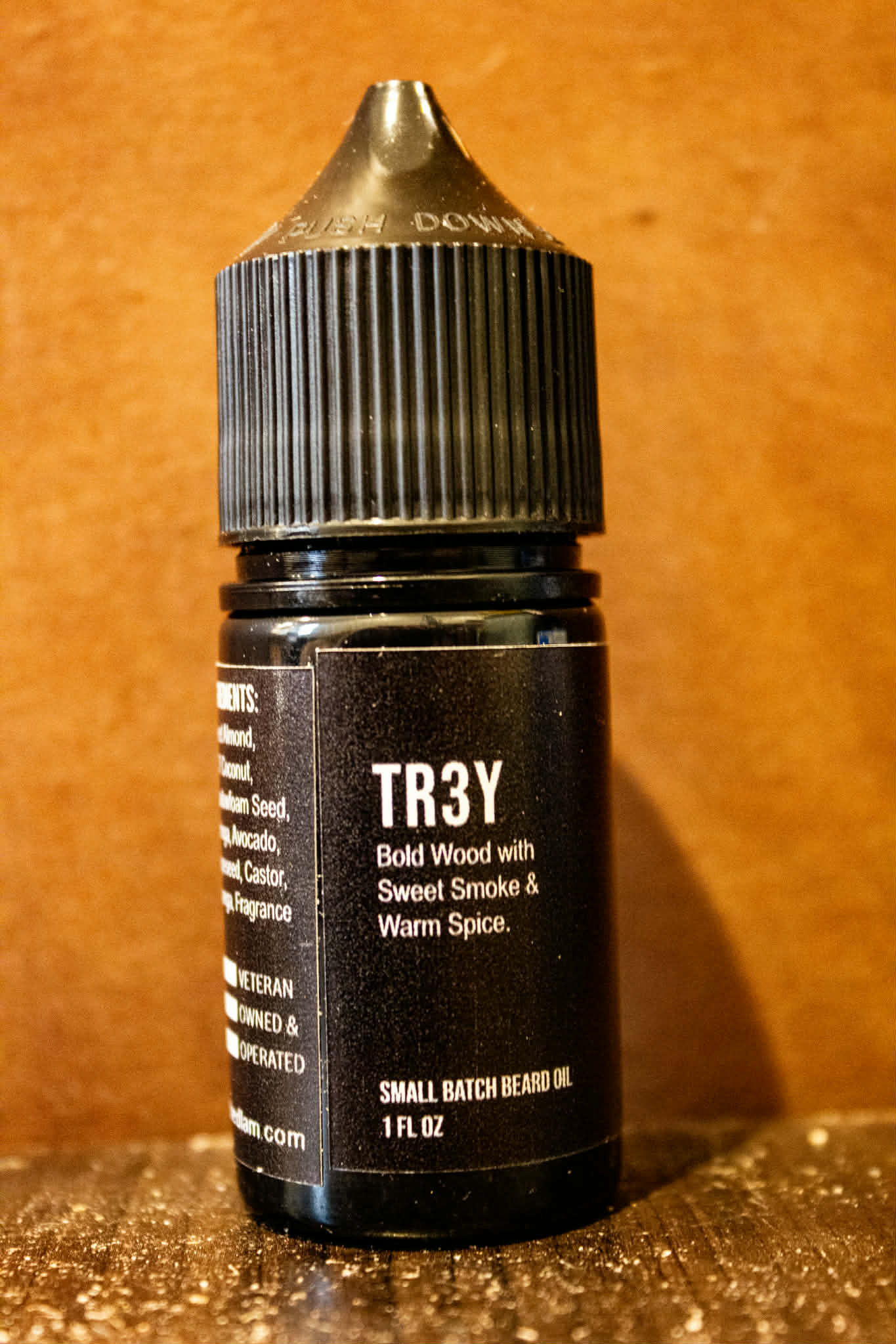 TR3Y Beard Oil — Small-Batch Veteran-Made | Bedlam Beard Co.