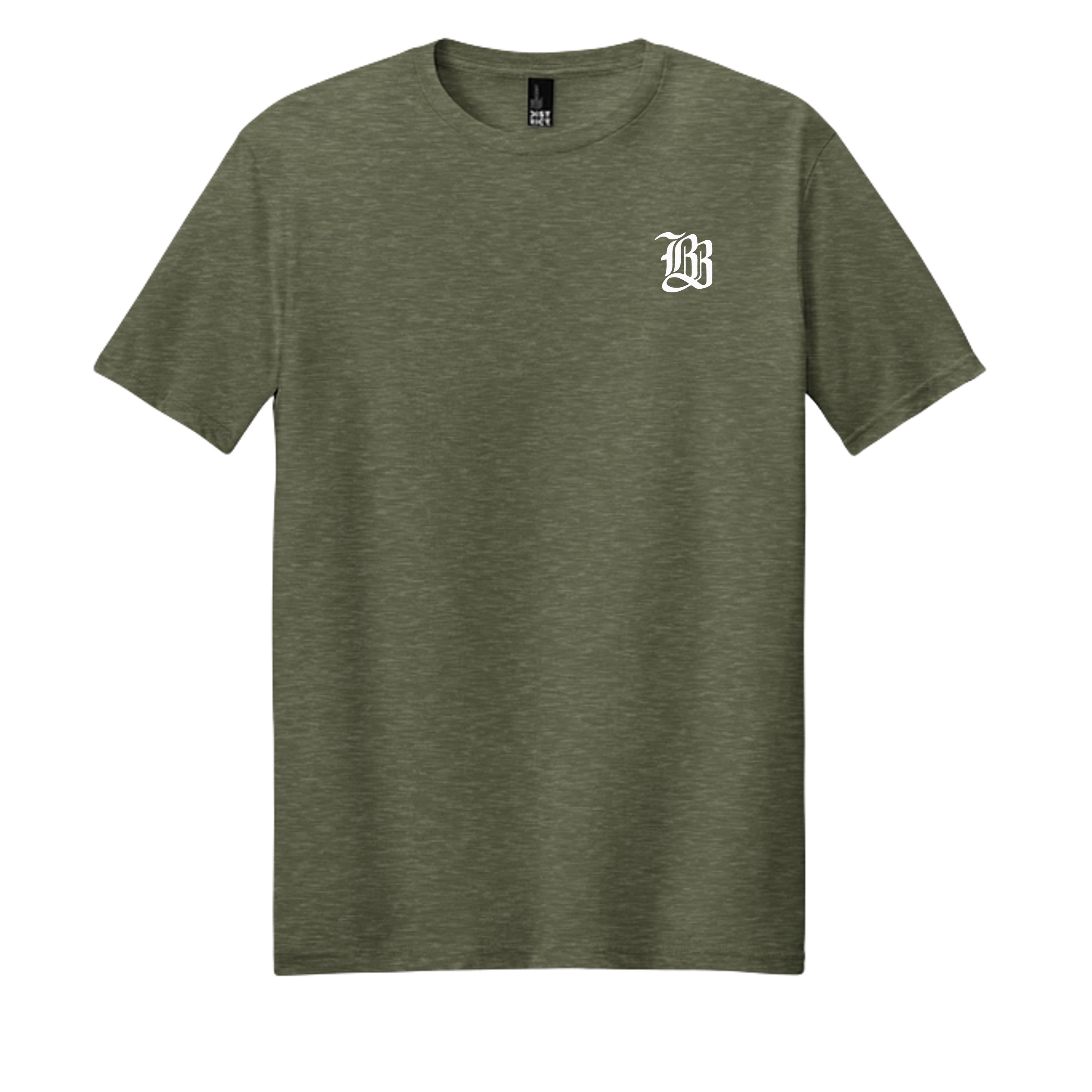 Heathered Olive - DM108 - FRONT