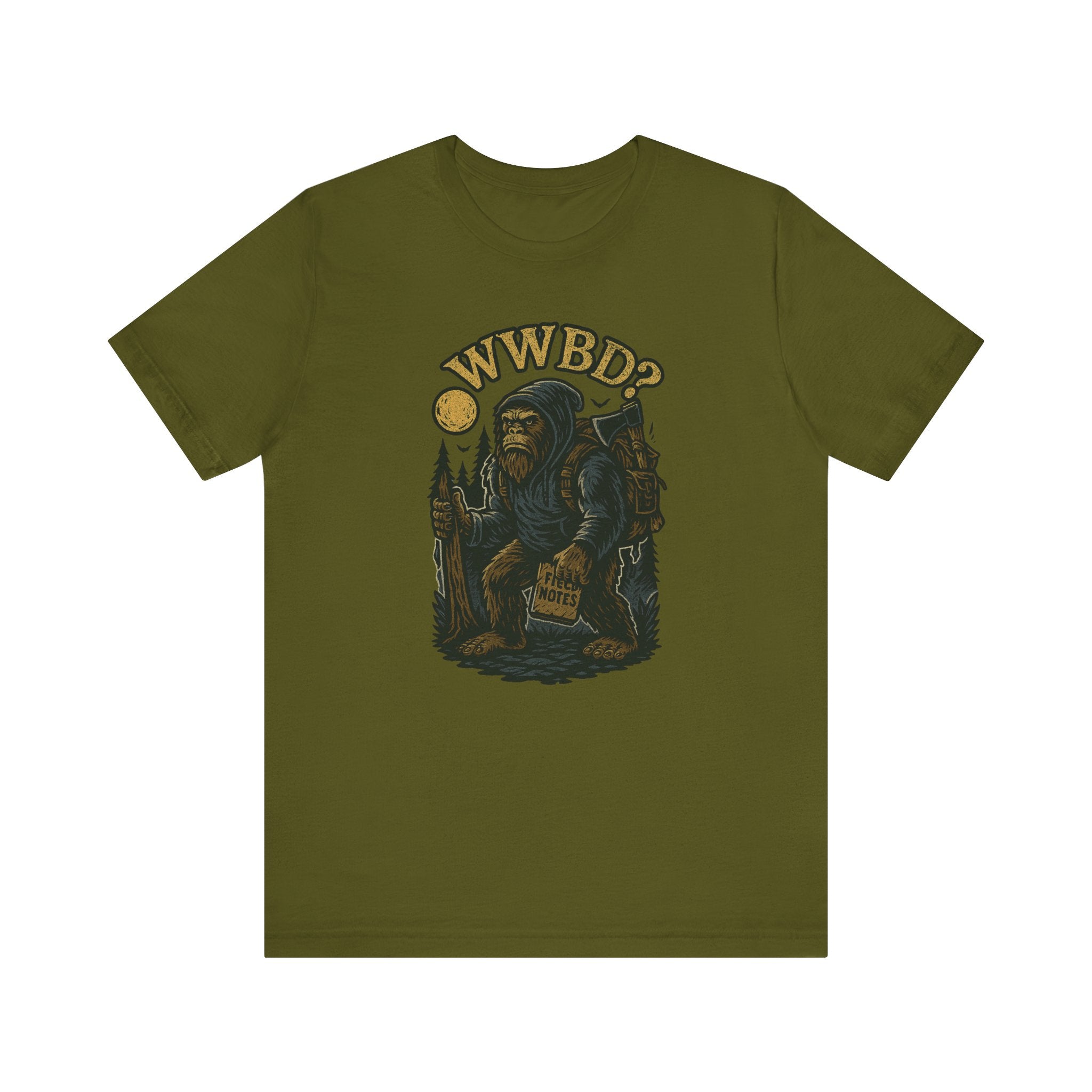 WWBD–What Would Bigfoot Do? Unisex T-Shirt