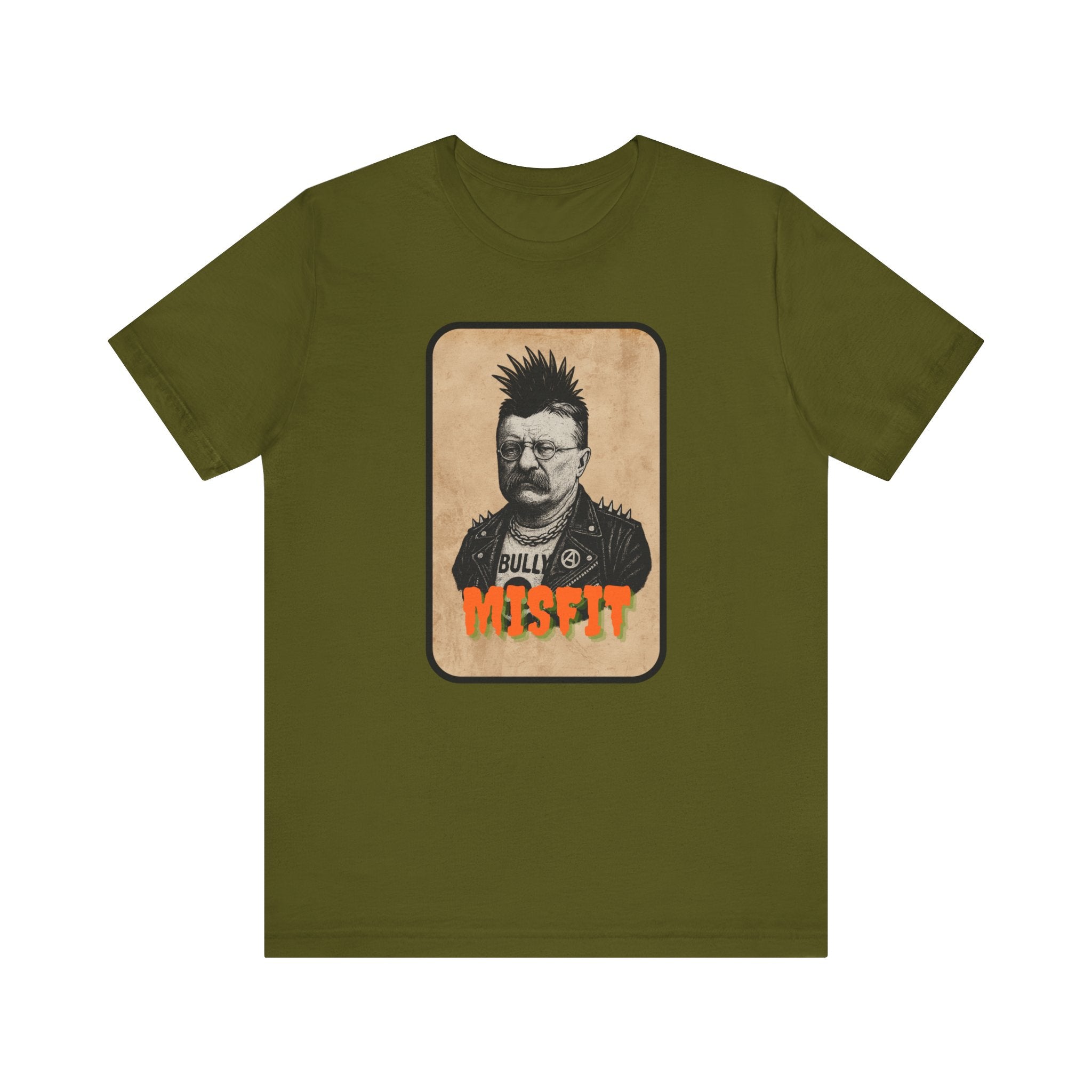 Teddy Roosevelt Punk T-Shirt | Misfit History Tee for Rebels, Patriots & Wild Hearts