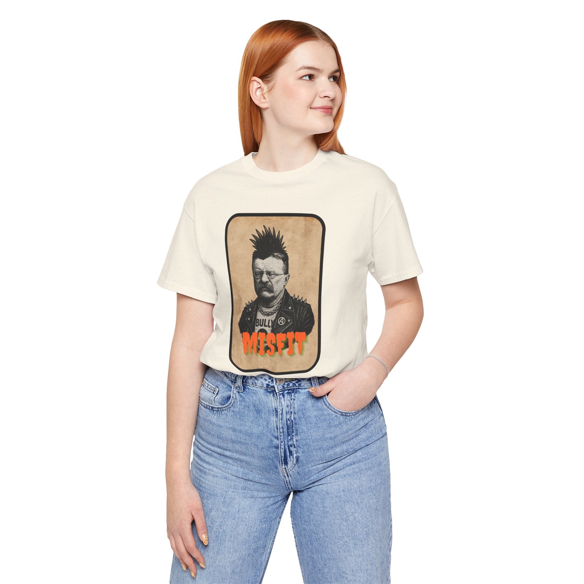 Teddy Roosevelt Punk T-Shirt | Misfit History Tee for Rebels, Patriots & Wild Hearts