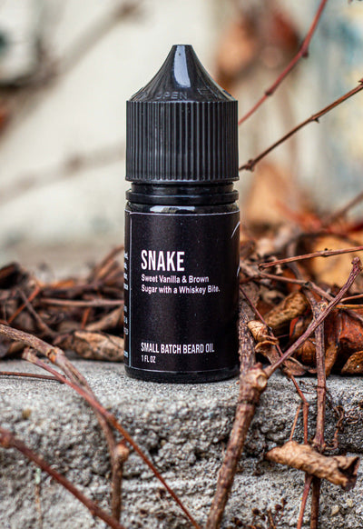 SNAKE Beard Oil — Smooth & Sweet Veteran-Made | Bedlam Beard Co.