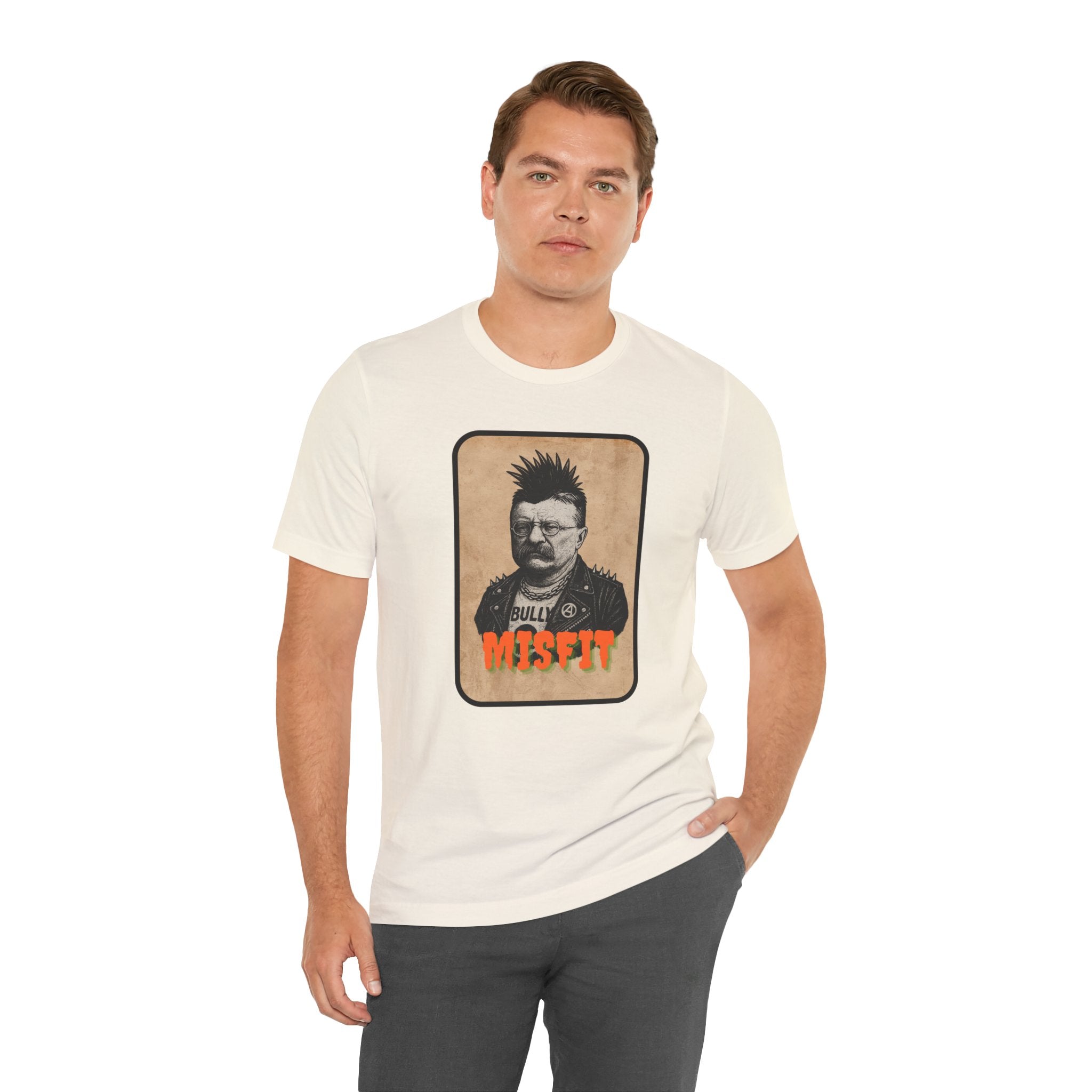 Teddy Roosevelt Punk T-Shirt | Misfit History Tee for Rebels, Patriots & Wild Hearts