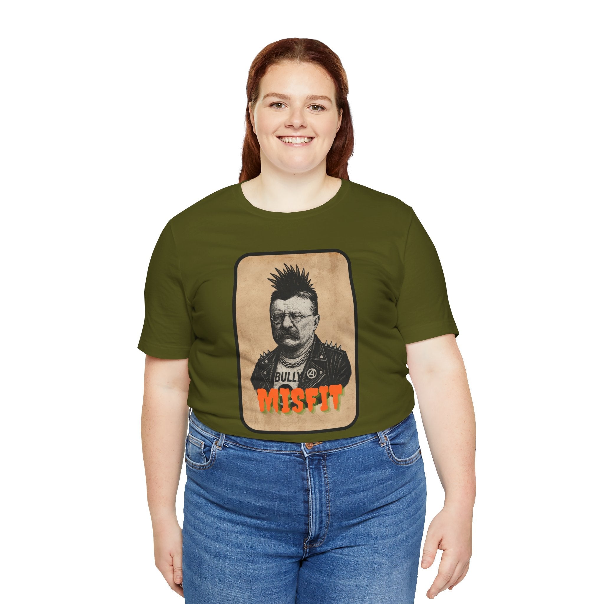 Teddy Roosevelt Punk T-Shirt | Misfit History Tee for Rebels, Patriots & Wild Hearts
