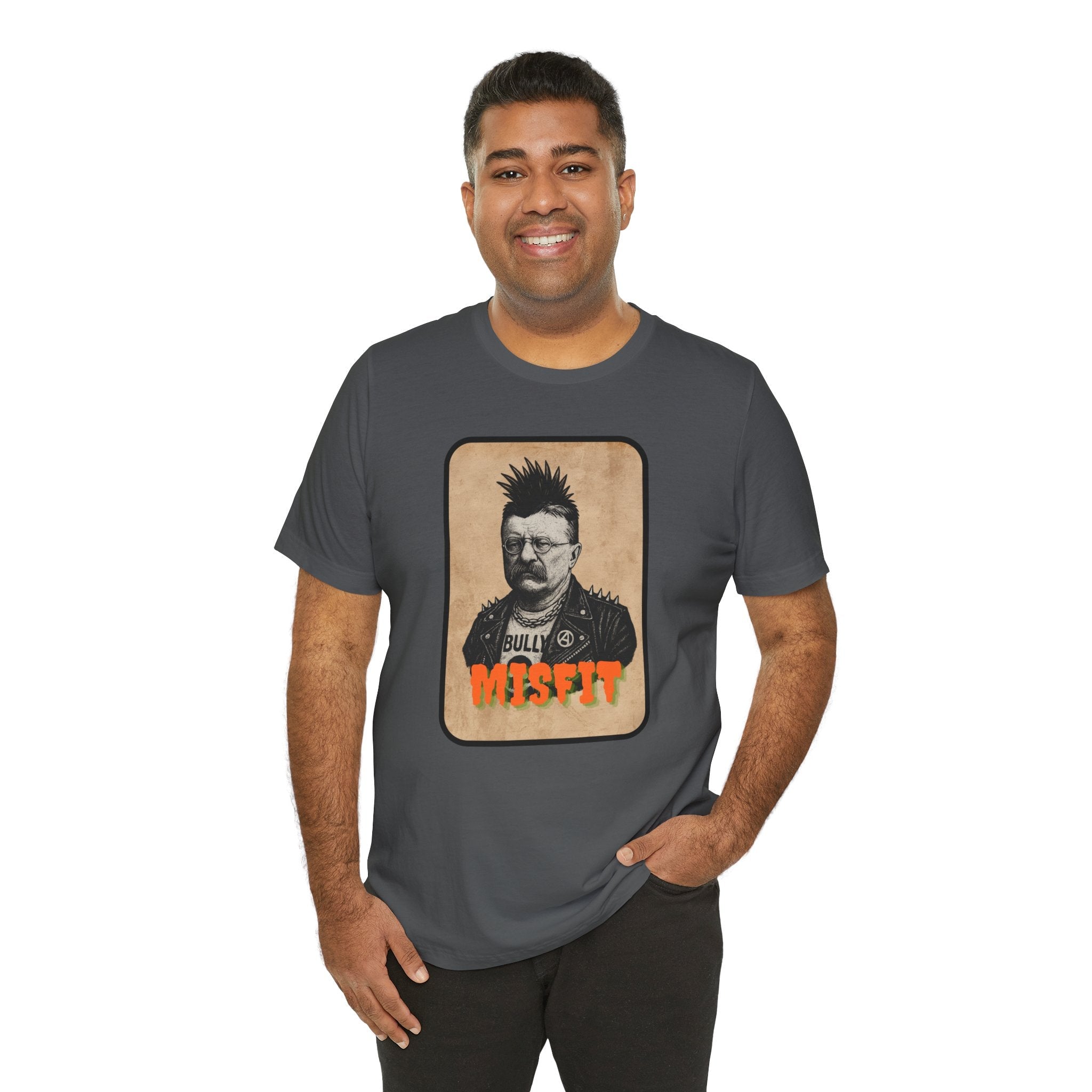 Teddy Roosevelt Punk T-Shirt | Misfit History Tee for Rebels, Patriots & Wild Hearts