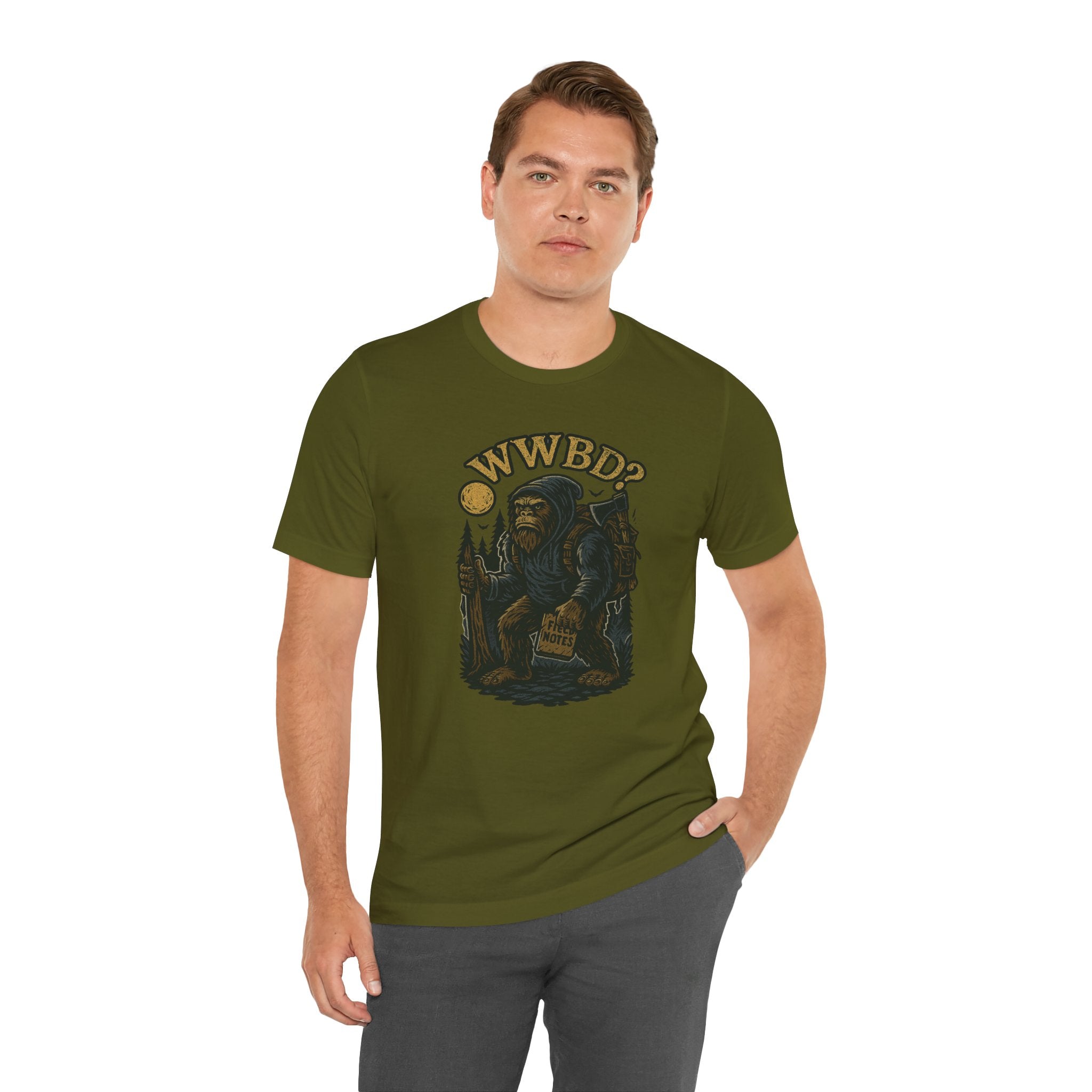 WWBD–What Would Bigfoot Do? Unisex T-Shirt