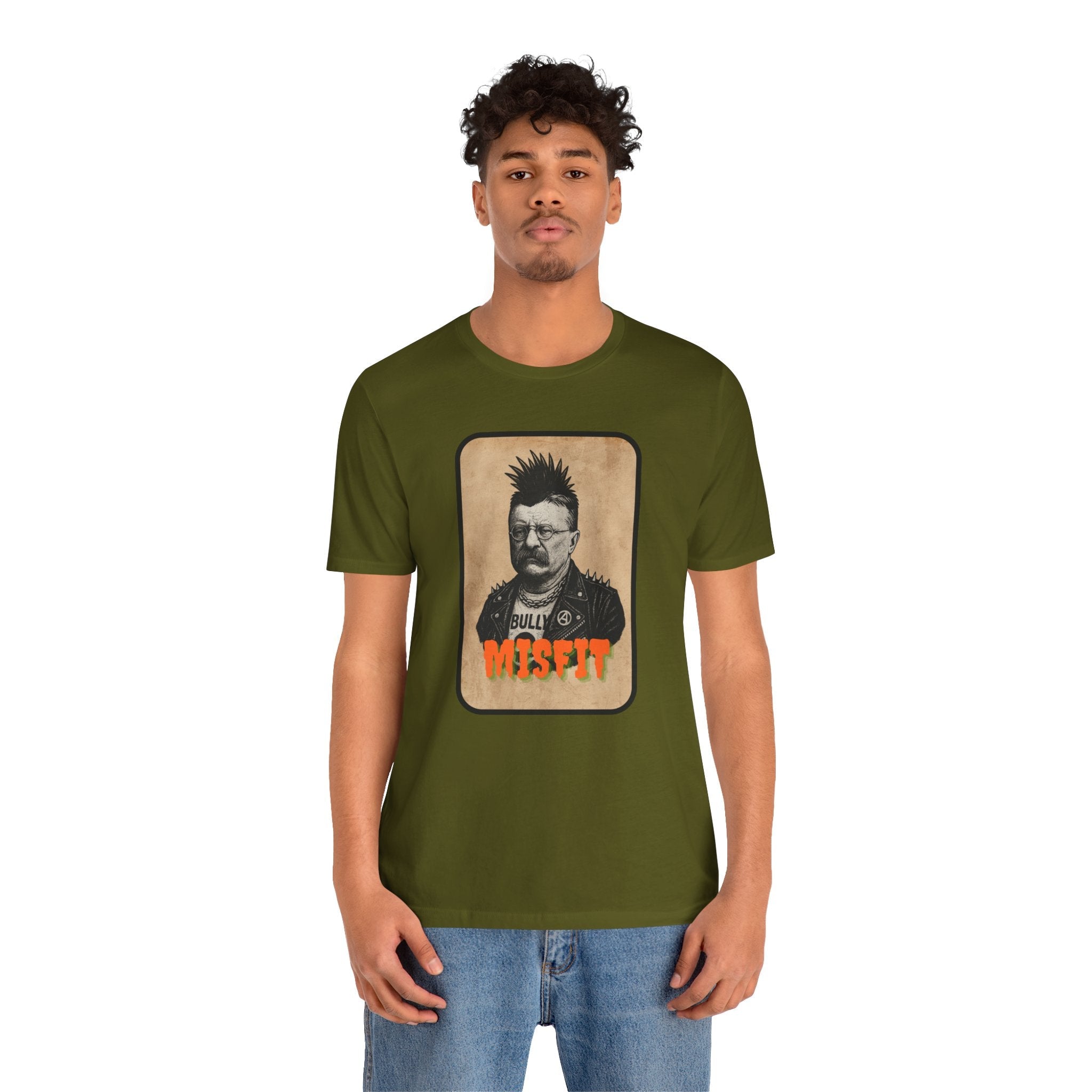 Teddy Roosevelt Punk T-Shirt | Misfit History Tee for Rebels, Patriots & Wild Hearts