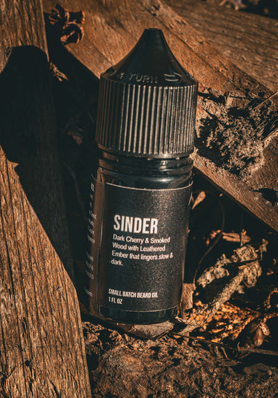 SINDER Beard Oil — Small-Batch Veteran-Made | Bedlam Beard Co.
