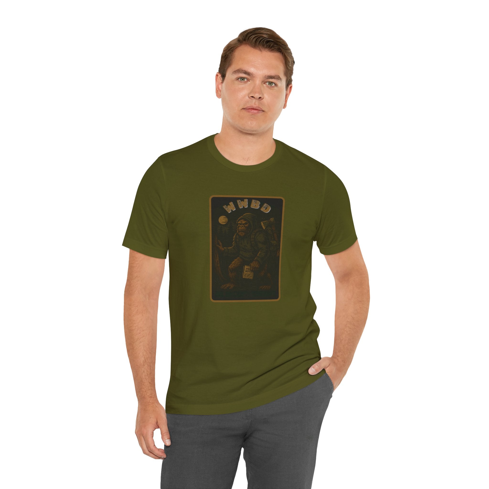 WWBD–What Would Bigfoot Do? Unisex T-Shirt