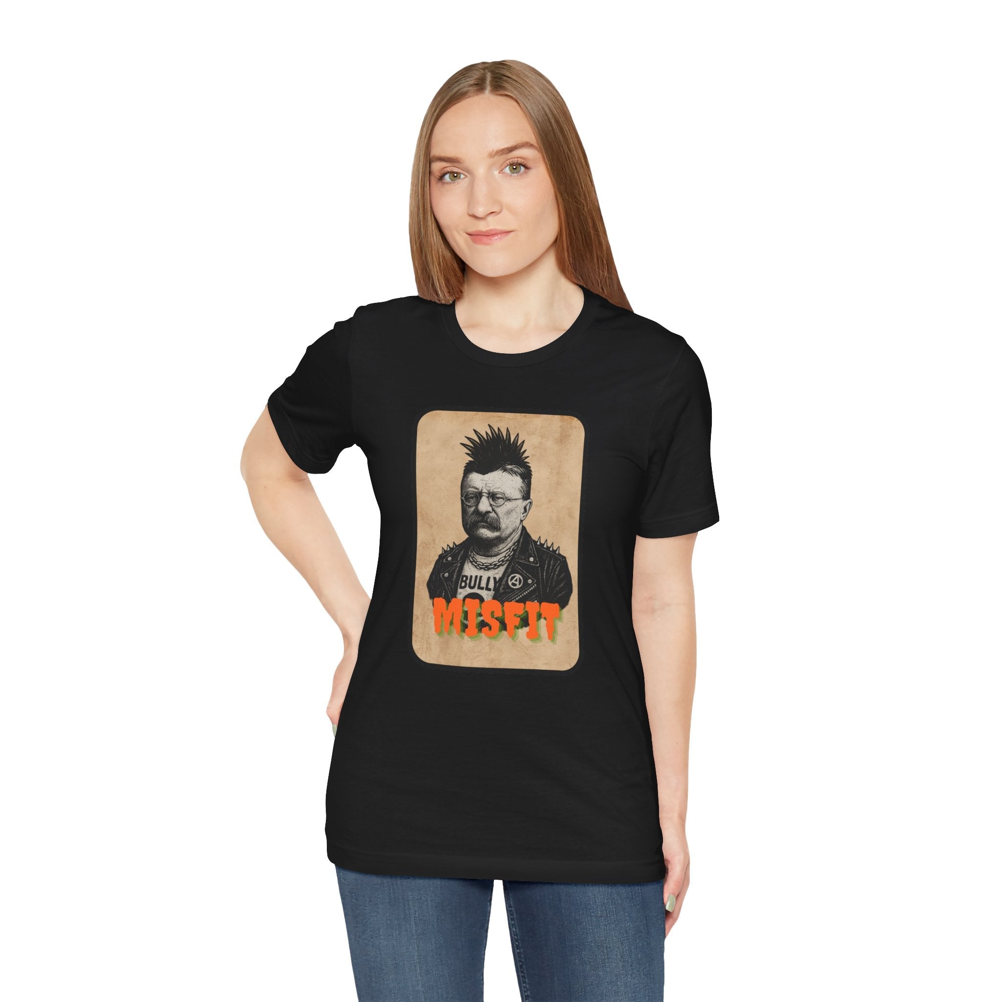Teddy Roosevelt Punk T-Shirt | Misfit History Tee for Rebels, Patriots & Wild Hearts