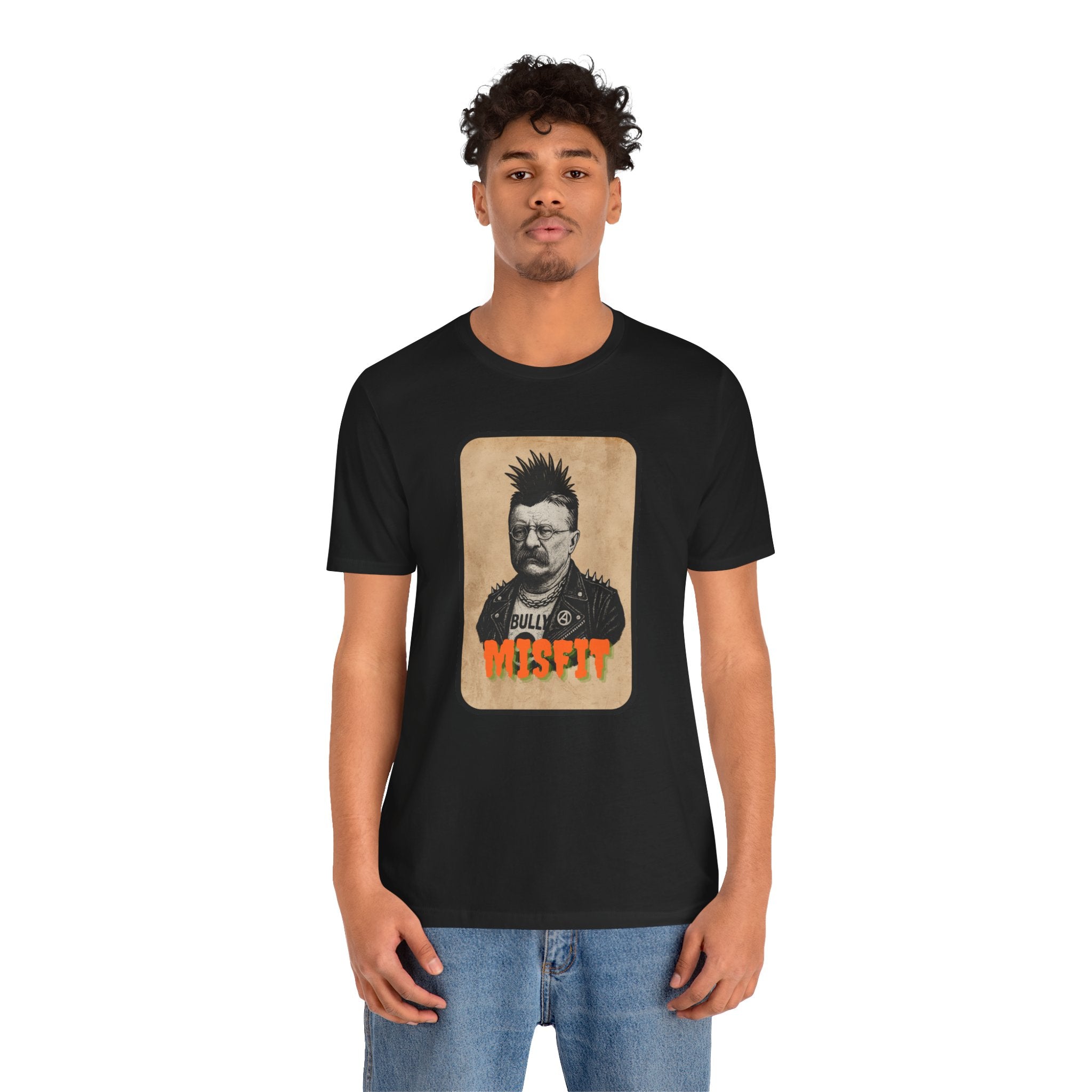 Teddy Roosevelt Punk T-Shirt | Misfit History Tee for Rebels, Patriots & Wild Hearts