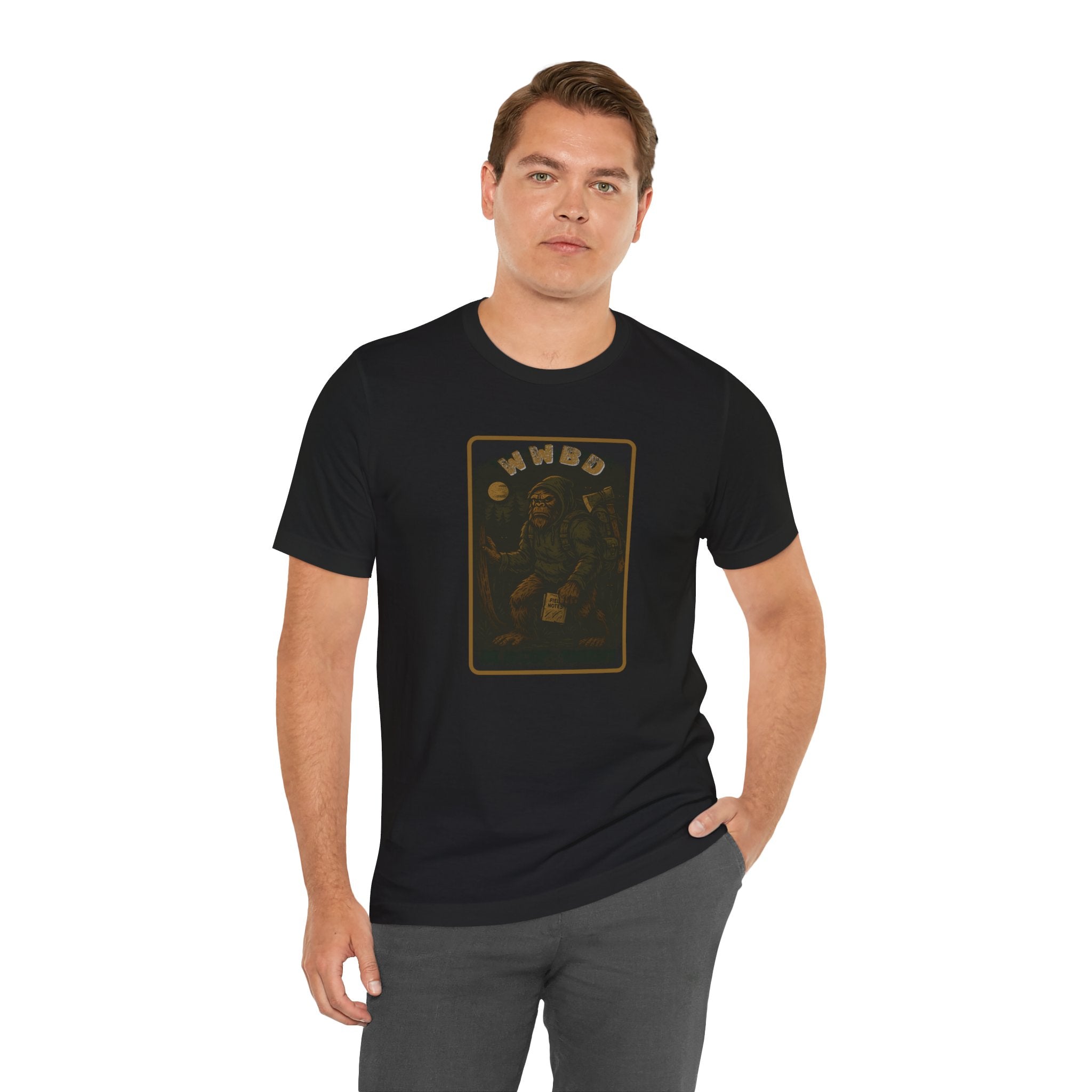 WWBD–What Would Bigfoot Do? Unisex T-Shirt