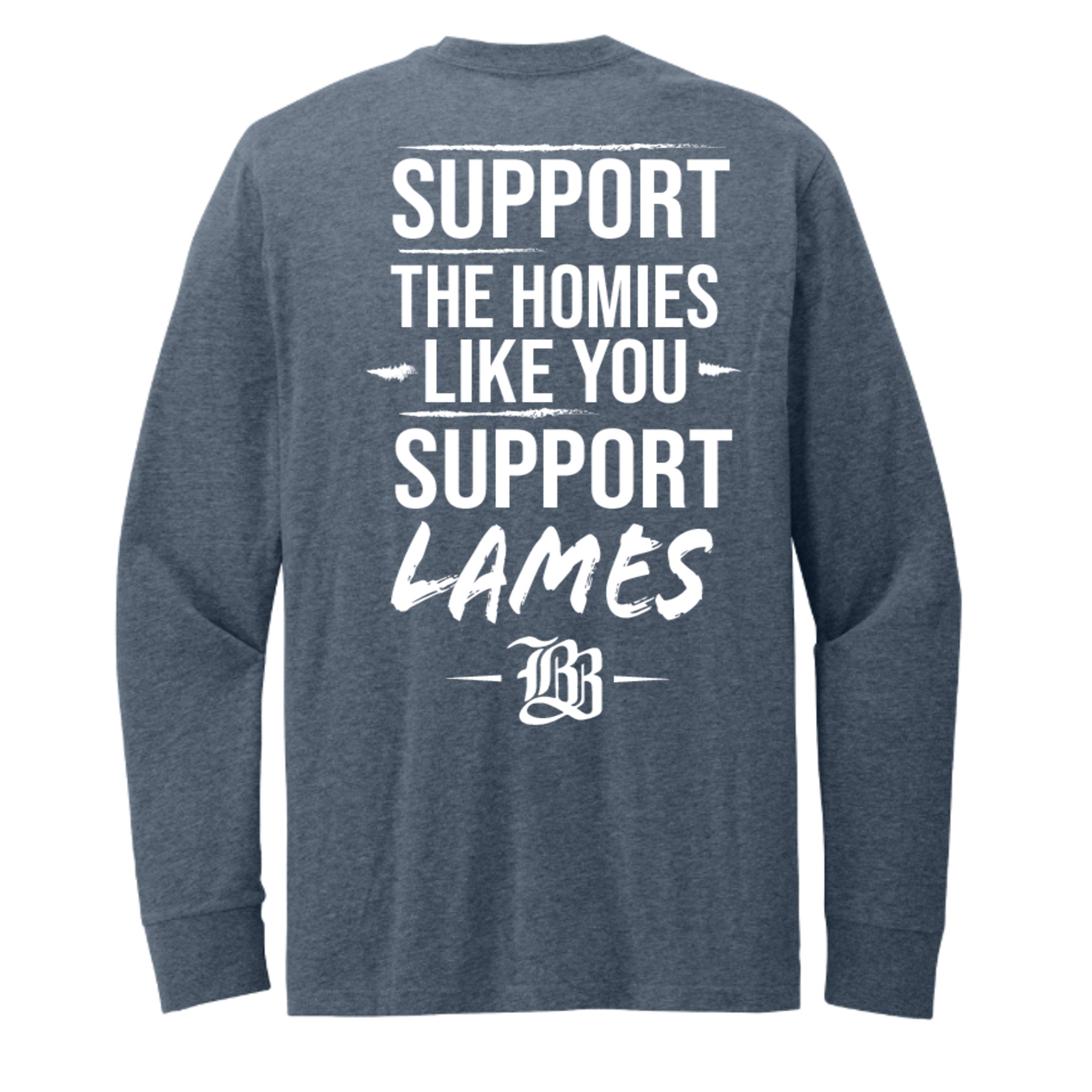 Heathered Navy - DT109 - BACK