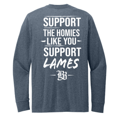 Heathered Navy - DT109 - BACK