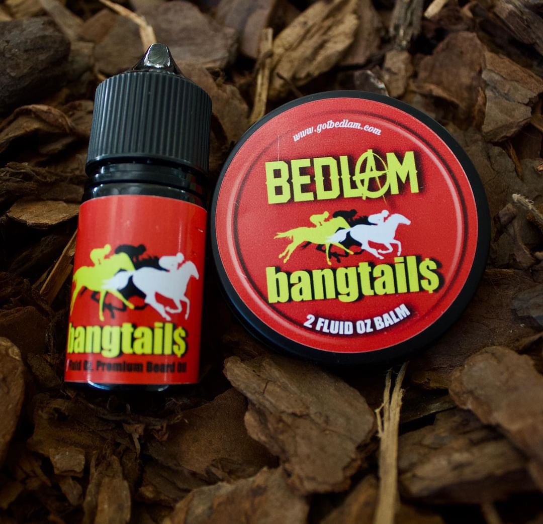 BANGTAILS Combo- Sandalwood Bourbon-Irish Whiskey-Musk - Bedlam Beard Company