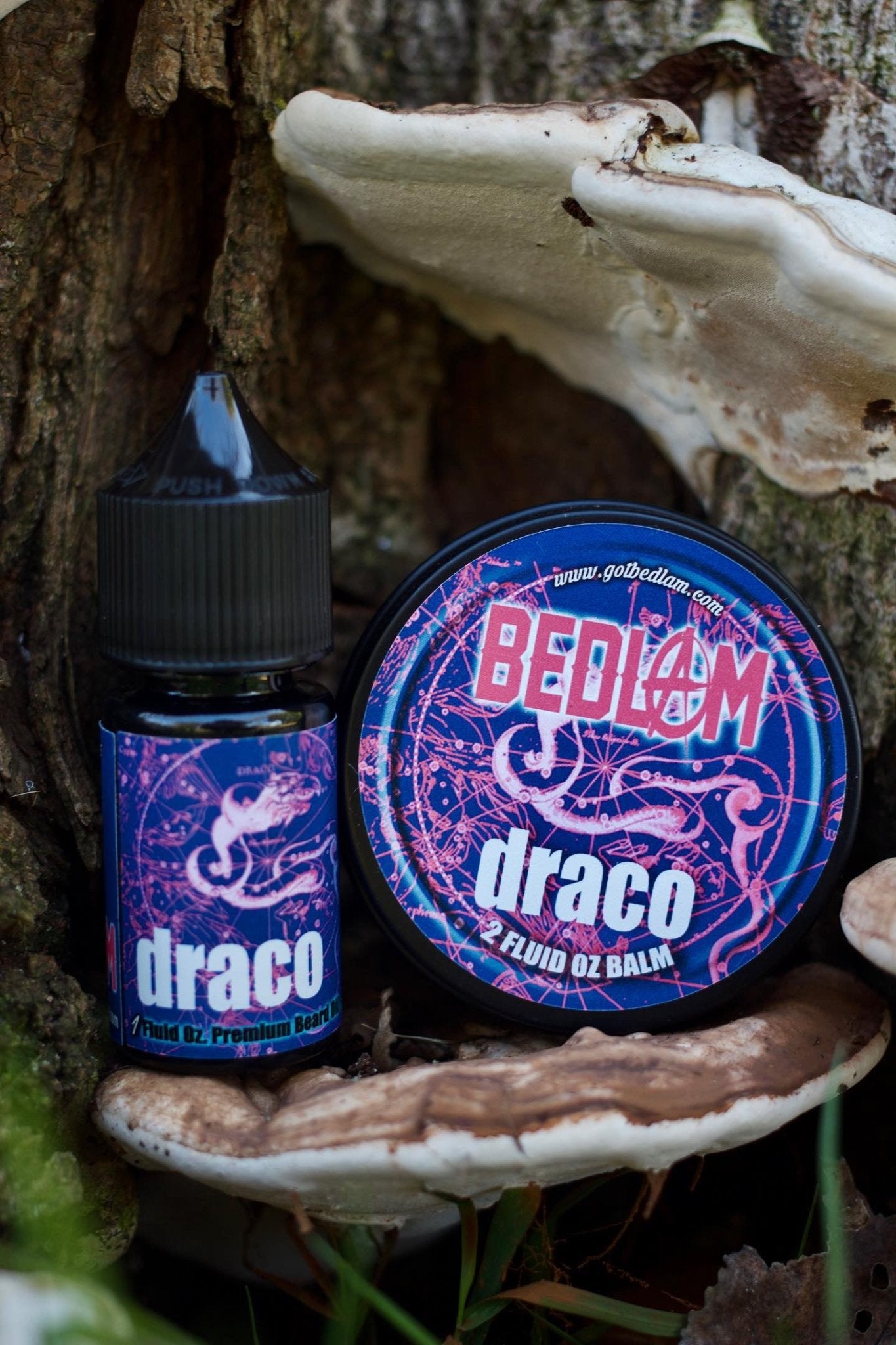 DRACO COMBO - Jasmine - Rose - Vanilla - Patchouli - Amber - Blood Orange - Bedlam Beard Company