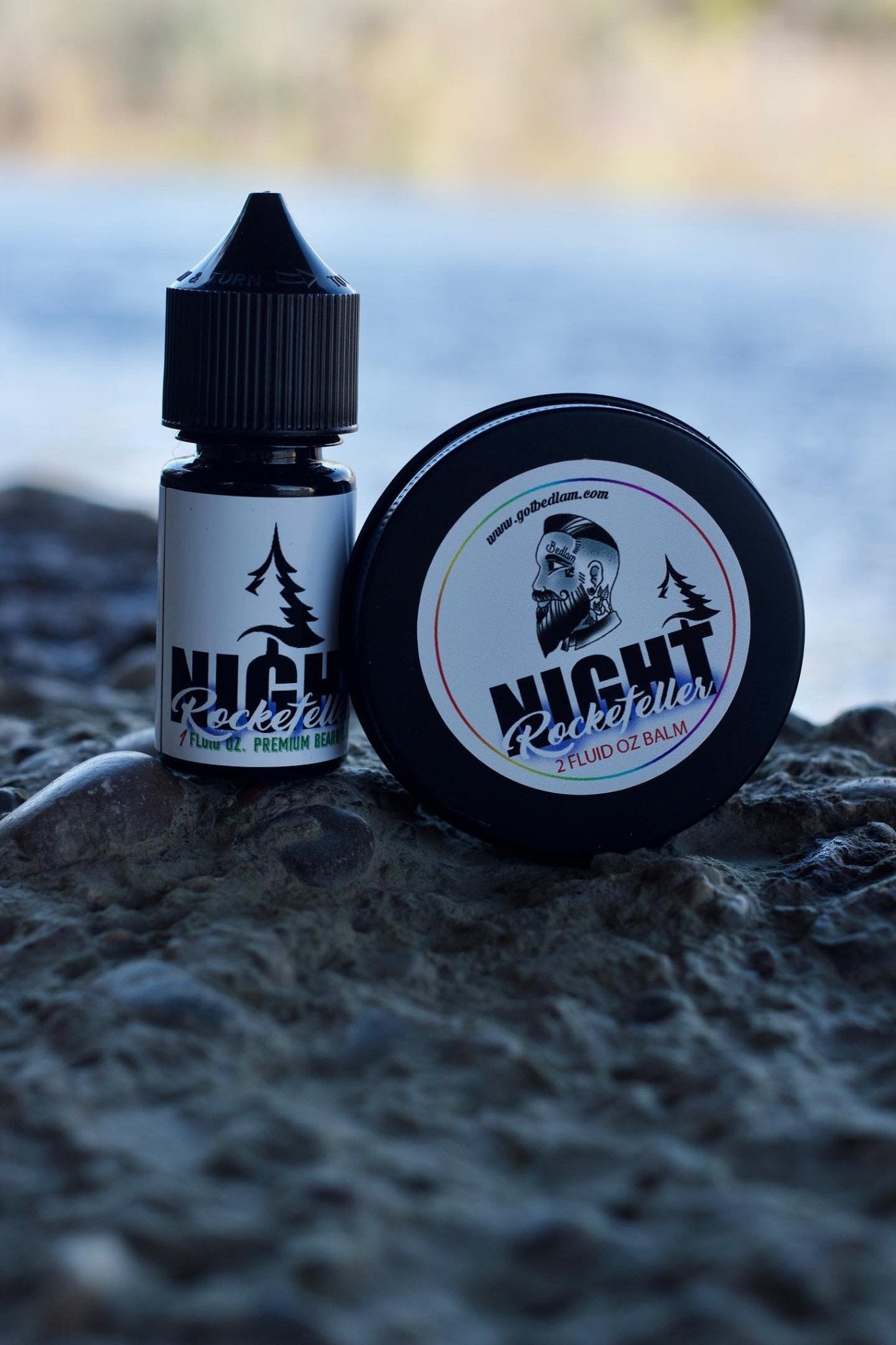 NIGHT ROCKEFELLER-Fir Needle-Cedar-Patchouli-Vanilla-Cinnamon-Smoked Embers-Moss-Rose-Sandalwood-Clove - Bedlam Beard Company