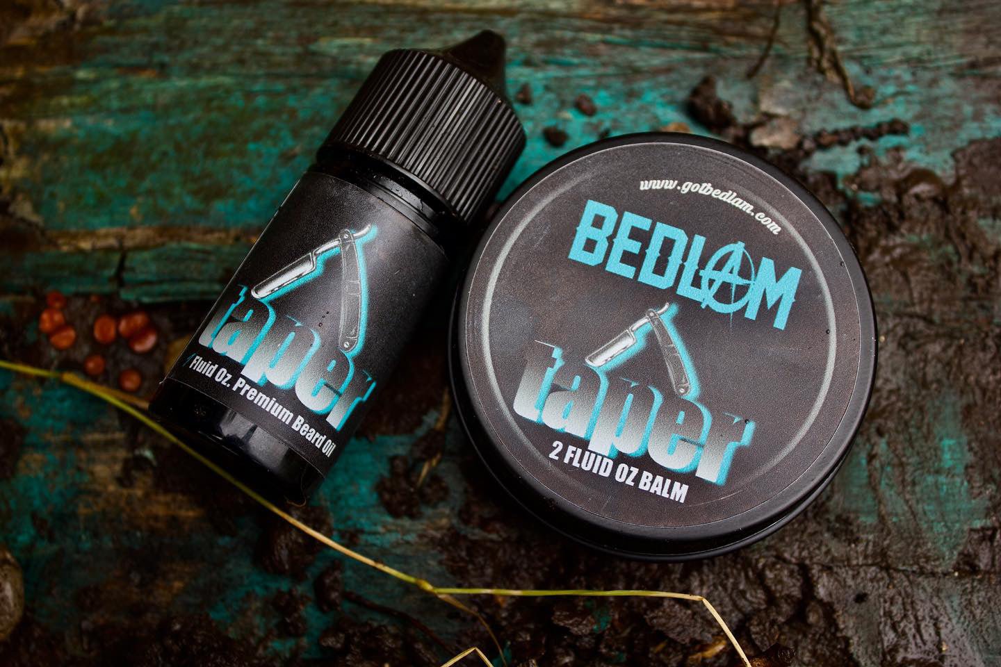 TAPER COMBO - Barbershop-Cedar-Leather-Sandalwood Bourbon - Bedlam Beard Company