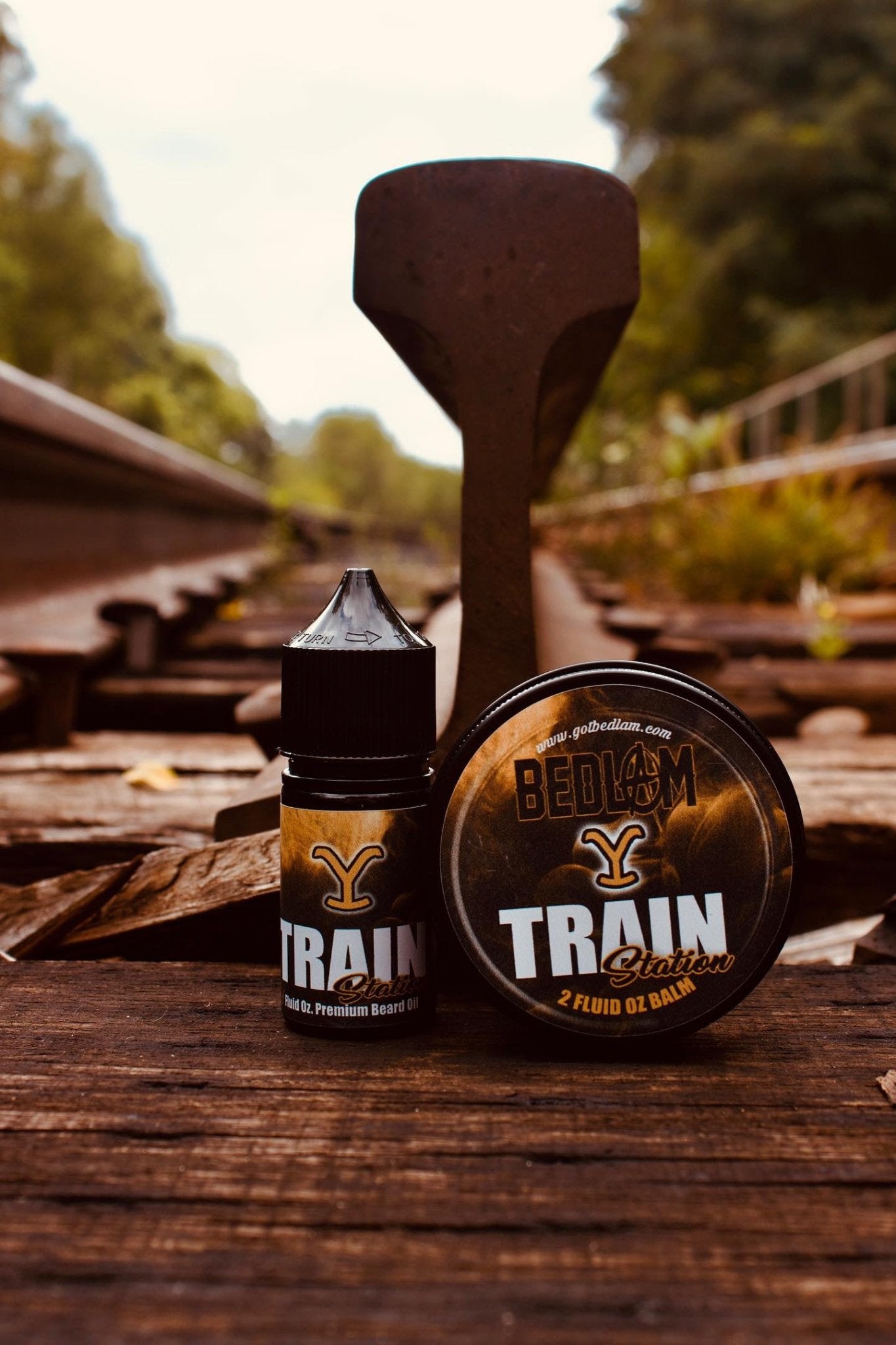 TRAIN STATION COMBO - Tobacco (Flower)-Oud-Tonka Bean - Bedlam Beard Company